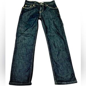 Levi’s 514 Straight Jeans Size 14 Reg W27 L27 Dark Wash Excellent Condition